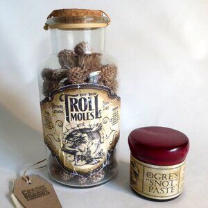 NEW APOTHECARY BOTTLES TROLL MOLES OGRE SNOT PASTE GOTHIC ODDITY HARRY POTTER
